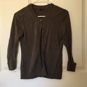 Grey button down cardigan